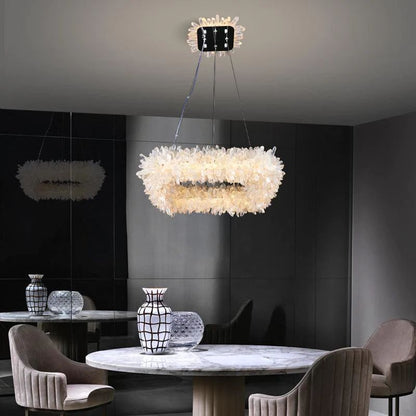 Rocast Crystal Square Modern Chandelier