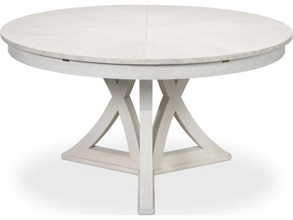 Casual Jupe Extendable Dining Table in Working White Oak