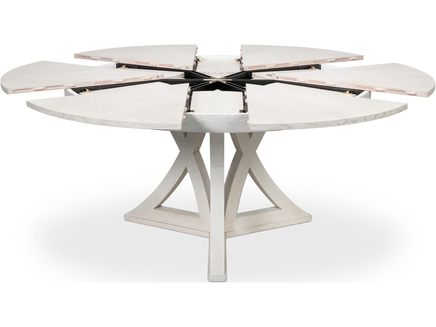 Casual Jupe Extendable Dining Table in Working White Oak