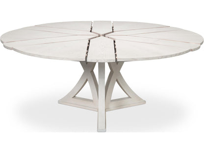 Casual Jupe Extendable Dining Table in Working White Oak