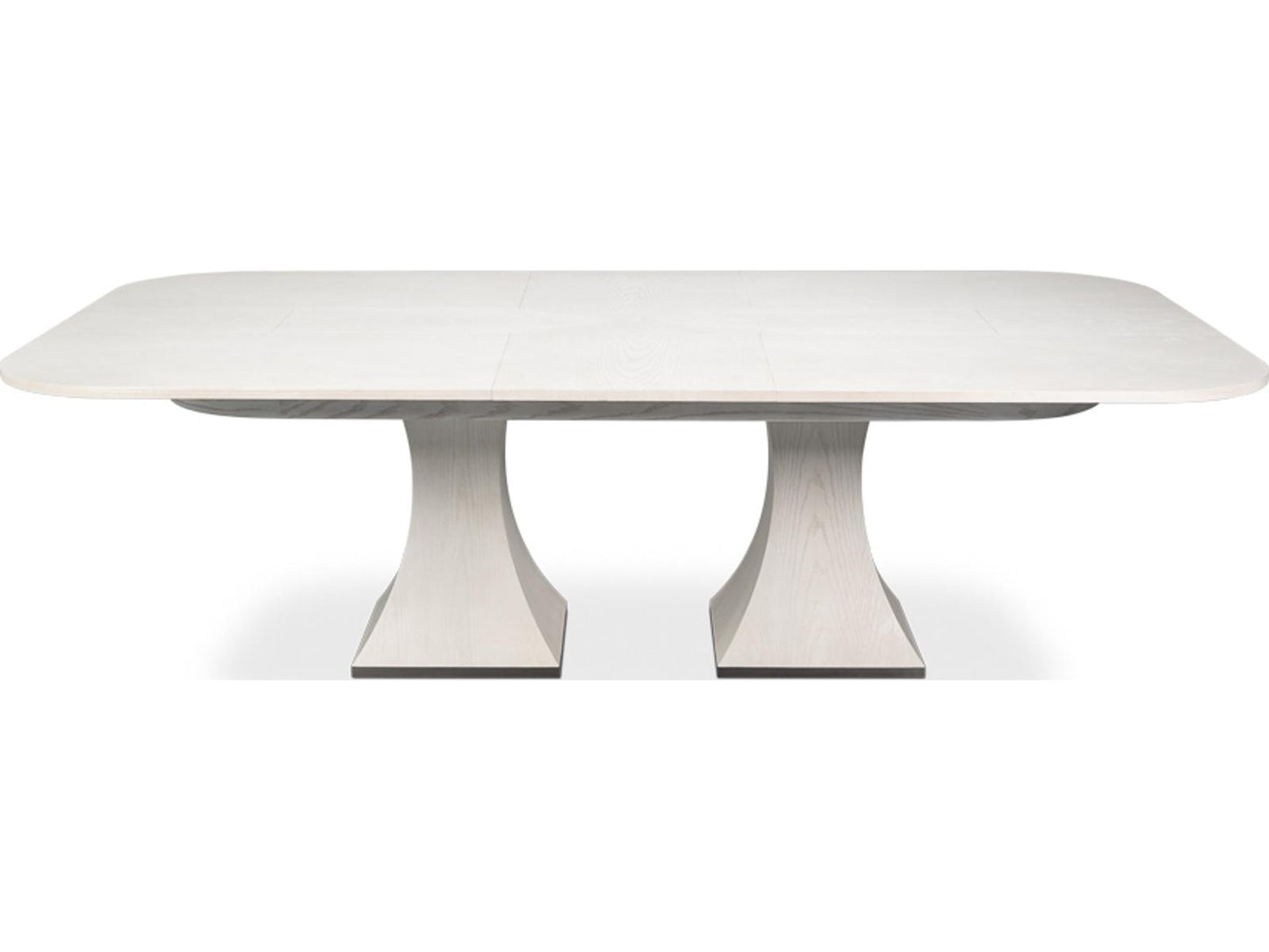 Gramercy Park Rectangular Extendable Dining Table in Working White Ash