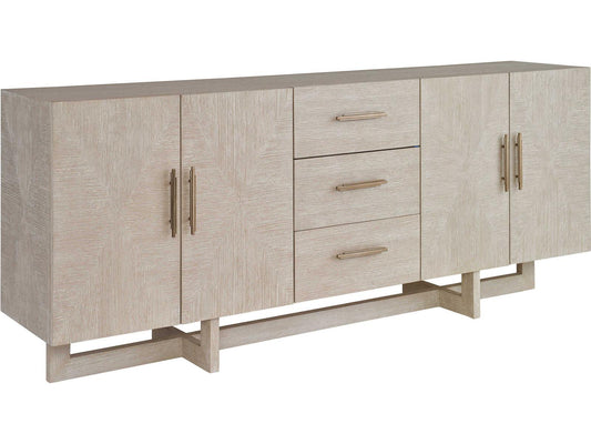 Silverstone Sorenson 84-Inch Media Console in Light Taupe Oak