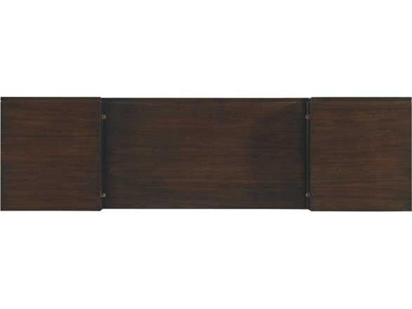 Bel Aire Palisades Media Console in Brushed Brass with Gold Leaf Accents