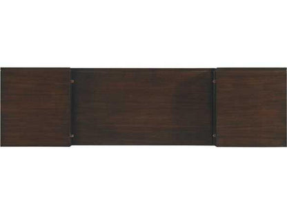 Bel Aire Palisades Media Console in Brushed Brass with Gold Leaf Accents