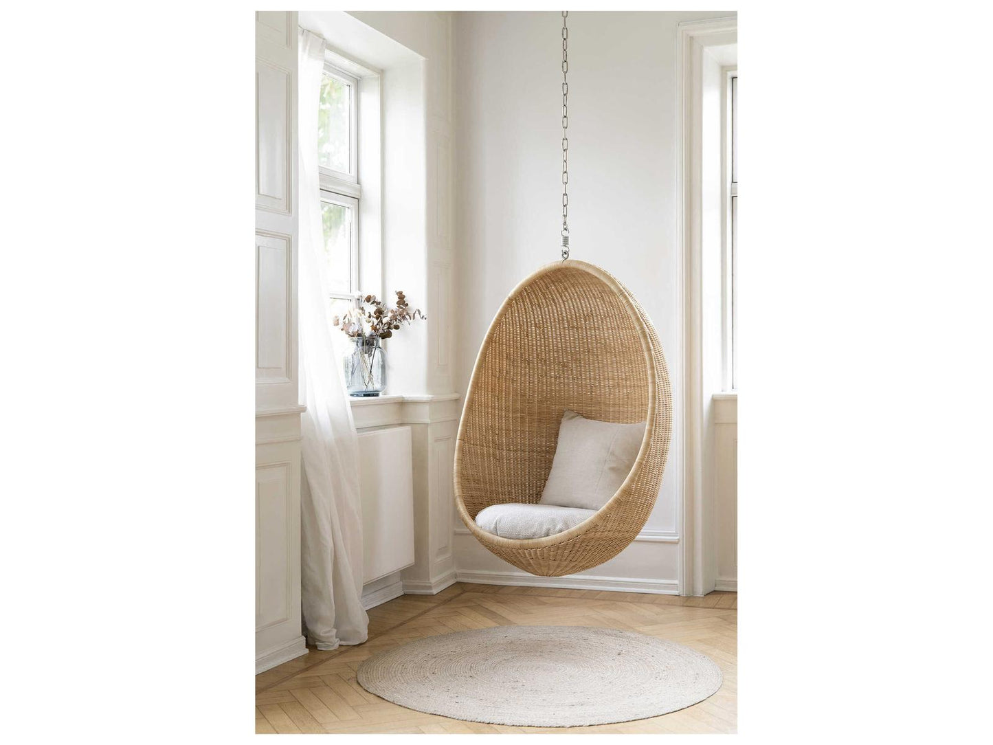 Indoor Icons Swivel Brown Accent Chair & Sand Cushion Set