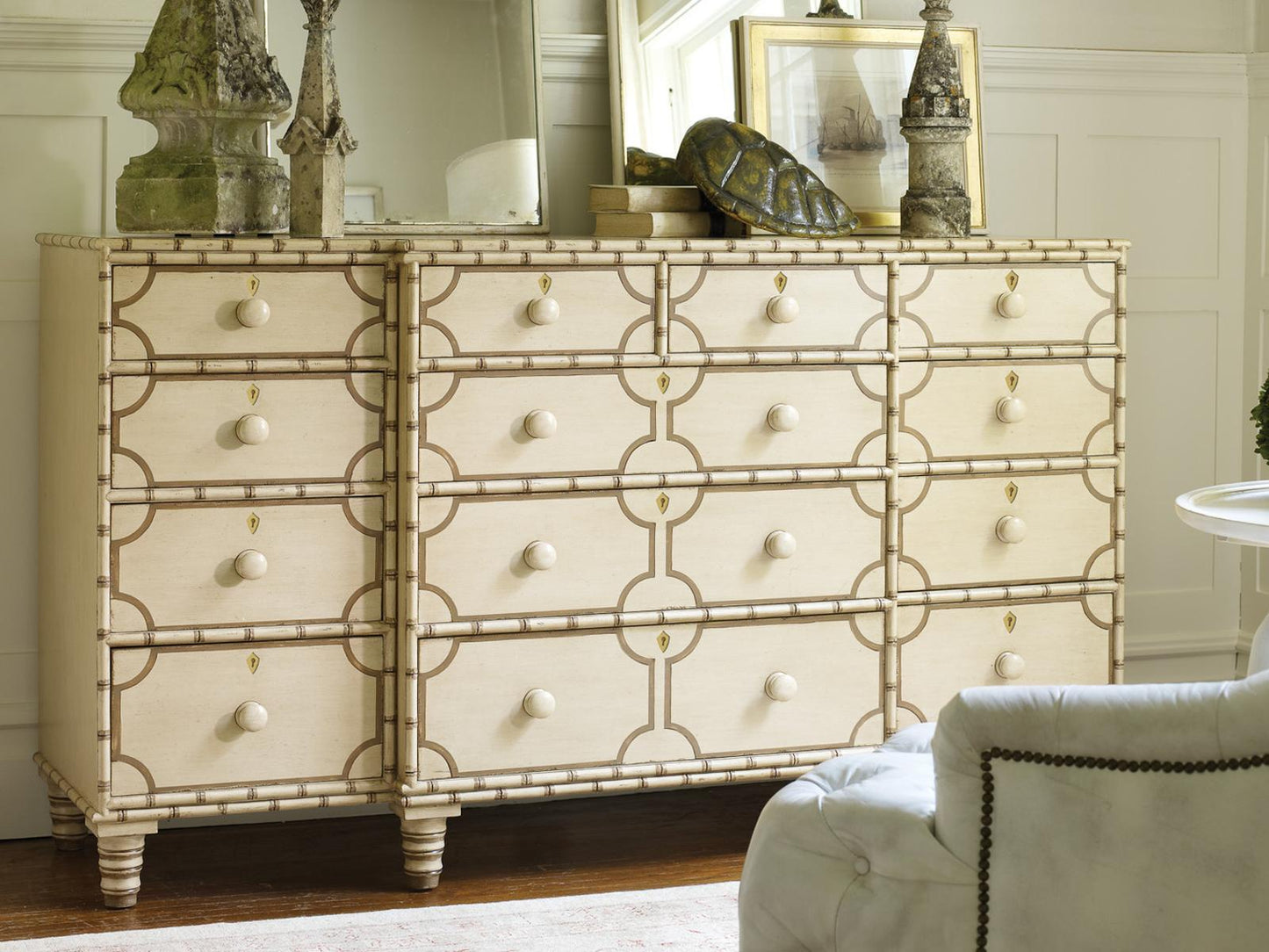 Marathon Key Wood Dresser with Dovetail Drawers