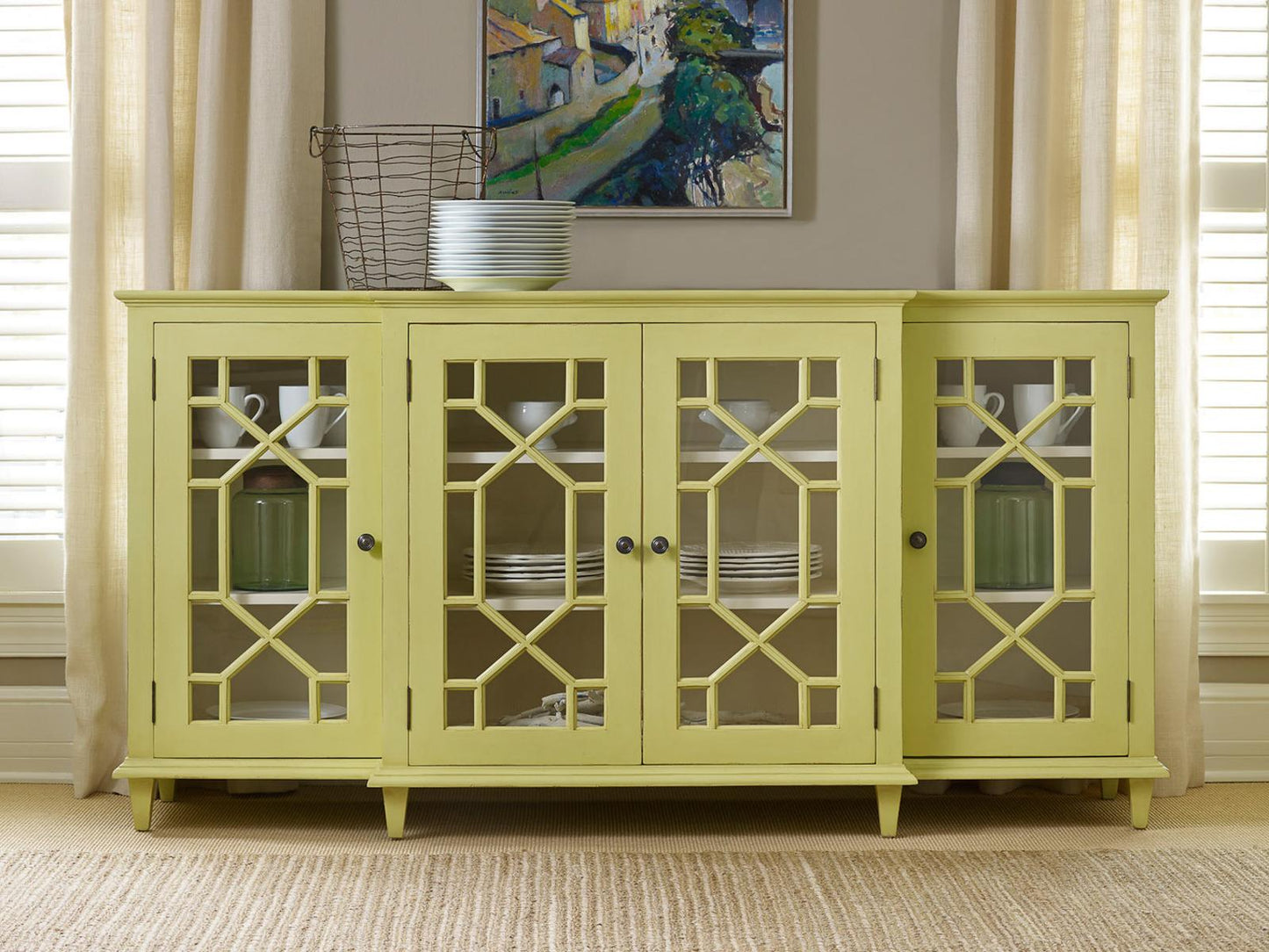Portland Sideboard With Glass Doors