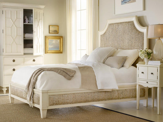 Royal Bay King Platform Bed with Water Hyacinth Headboard