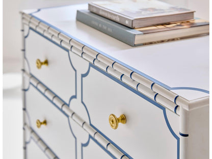Greenwich 6-Drawers White Double Dresser