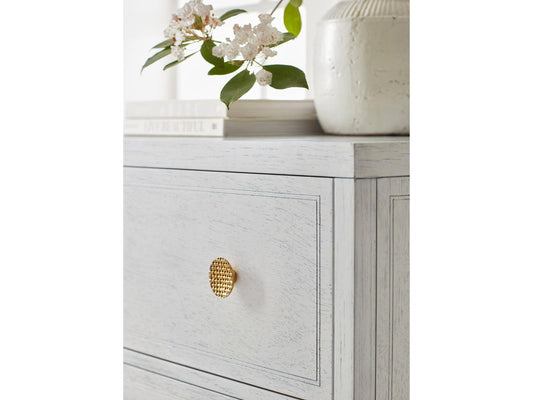 Hampton 6-Drawer Solid Wood Dresser in Rich Walnut Stain