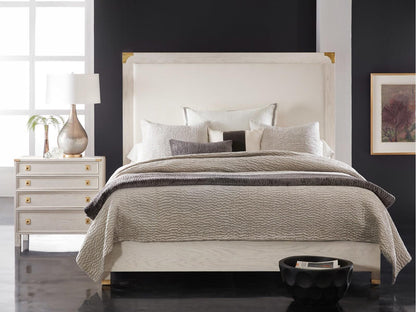 Windward 3-Drawer Nightstand with Antique Brass Hardware