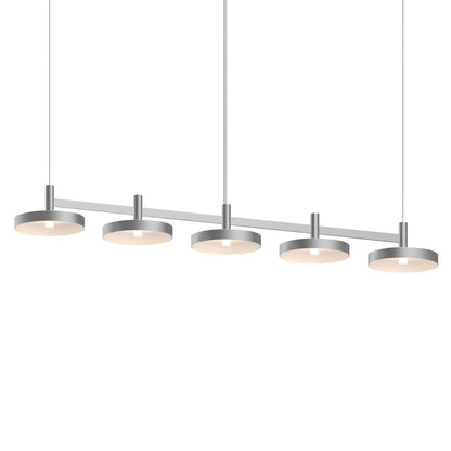 Sonneman Systema Staccato 57 Inch 5 Light Led Linear Suspension Light Cp764392