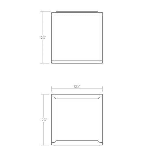 Sonneman Sonneman Cubix 12 Inch 1 Light Led Flush Mount Cp516205