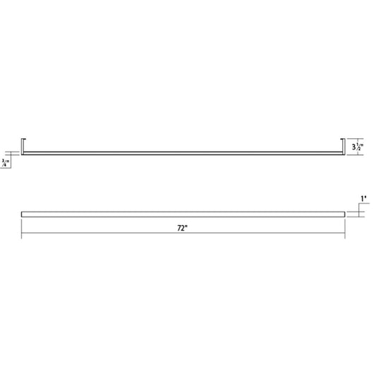 Sonneman Robert Sonneman Thin Line 72 Inch Led Wall Sconce Cp43014
