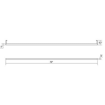 Sonneman Robert Sonneman Thin Line 72 Inch Led Wall Sconce Cp43073