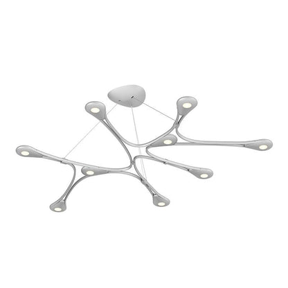 Sonneman Sonneman Abstraction 40 Inch 9 Light Led Linear Suspension Light Cp516210