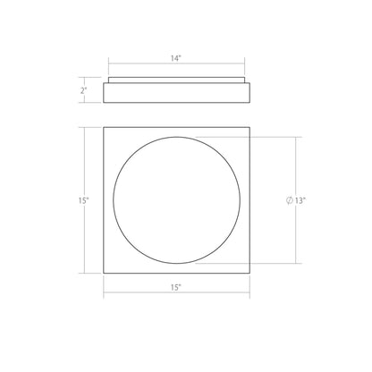 Sonneman Sonneman Vuoto 15 Inch Led Wall Sconce Cp516305
