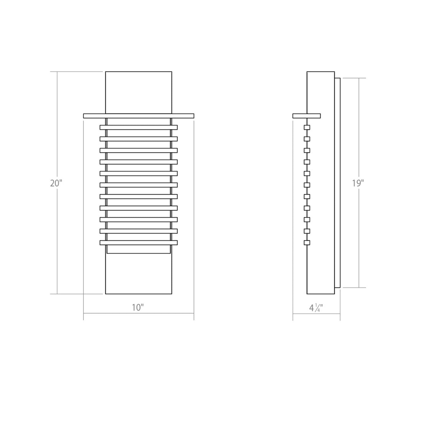 Sonneman Sonneman Kengo 20 Inch Led Wall Sconce Cp516314
