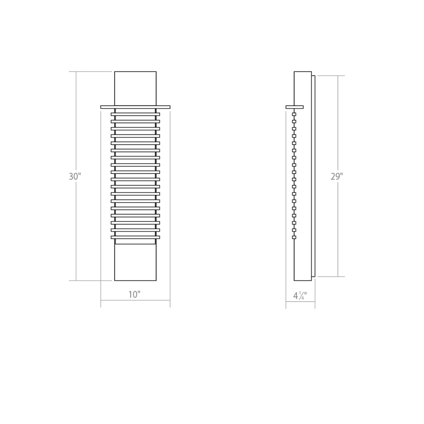Sonneman Sonneman Kengo 30 Inch Led Wall Sconce Cp516323