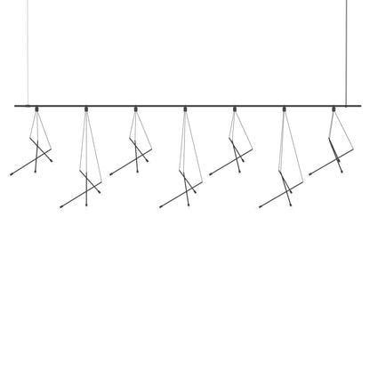 Sonneman Suspenders 97 Inch 21 Light Led Linear Suspension Light Cp407314