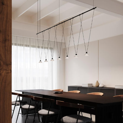 Sonneman Suspenders 97 Inch 7 Light Led Linear Suspension Light Cp533335