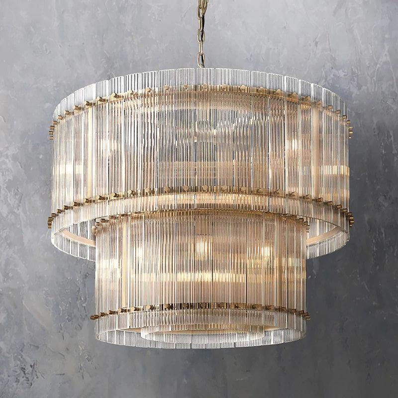 San Marco Two-tier Luxury Round Chandelier 37"