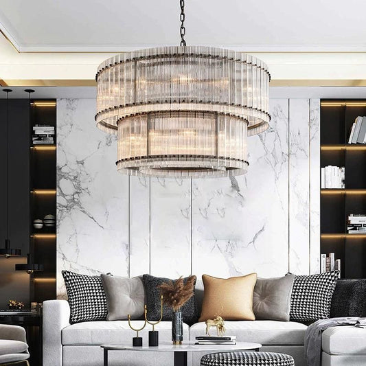 San Marco Two-tier Luxury Round Chandelier 48"