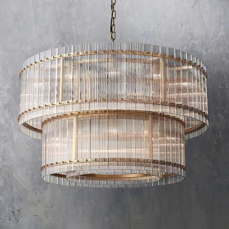 San Marco Two-tier Luxury Round Chandelier 48"