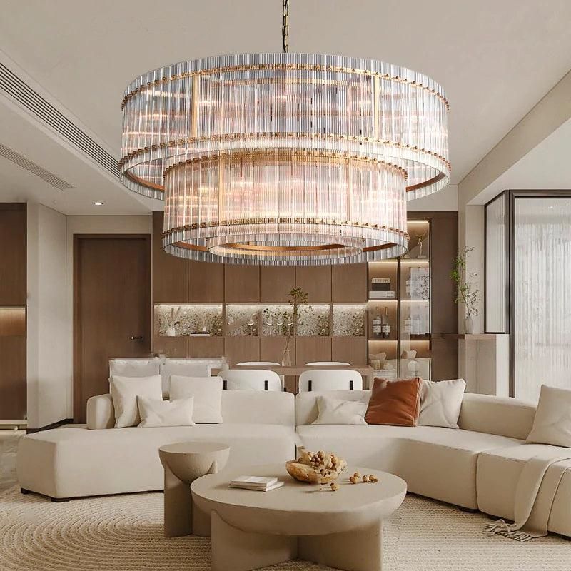 San Marco Two-tier Luxury Round Chandelier 60"