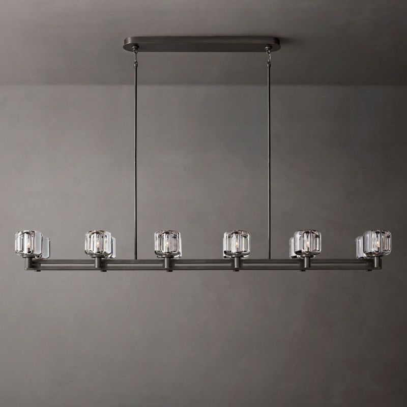 Sebendor Double Linear Chandelier 72"
