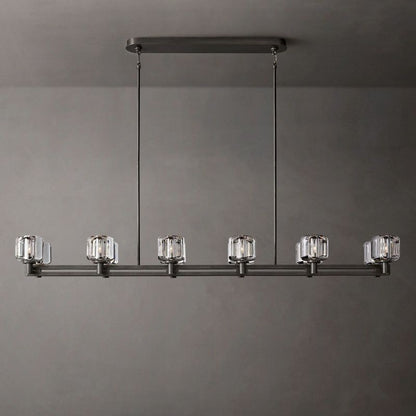 Sebendor Double Linear Chandelier 72"