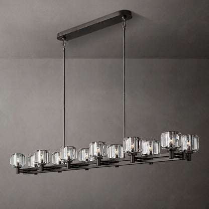 Sebendor Double Linear Chandelier 72"