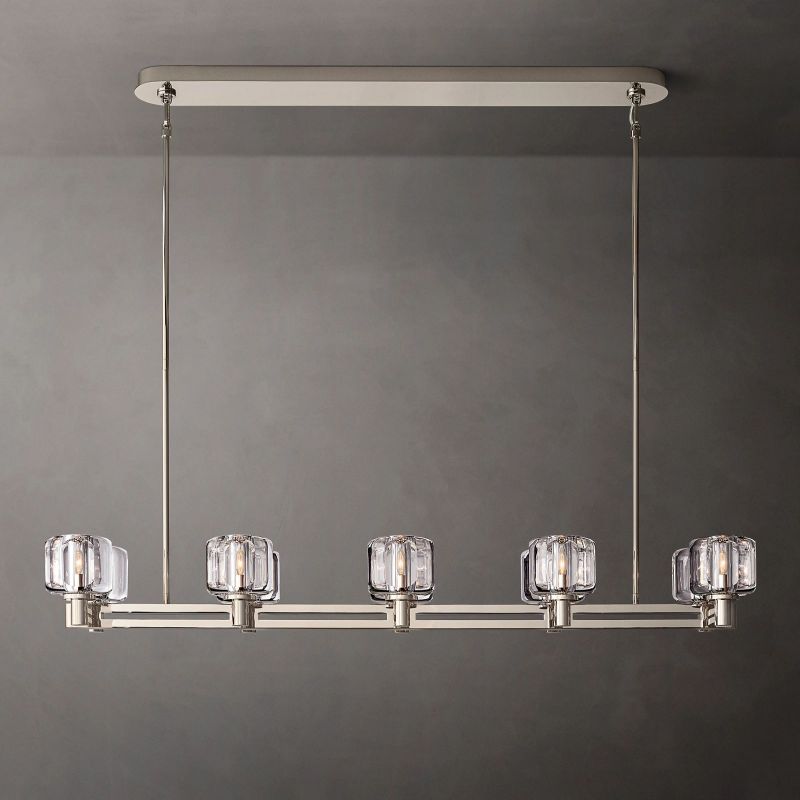 Sebendor Double Linear Chandelier 54"