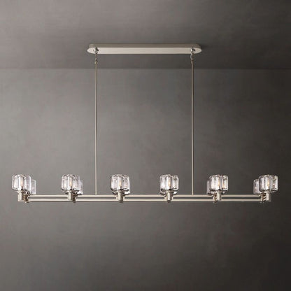 Sebendor Double Linear Chandelier 72"