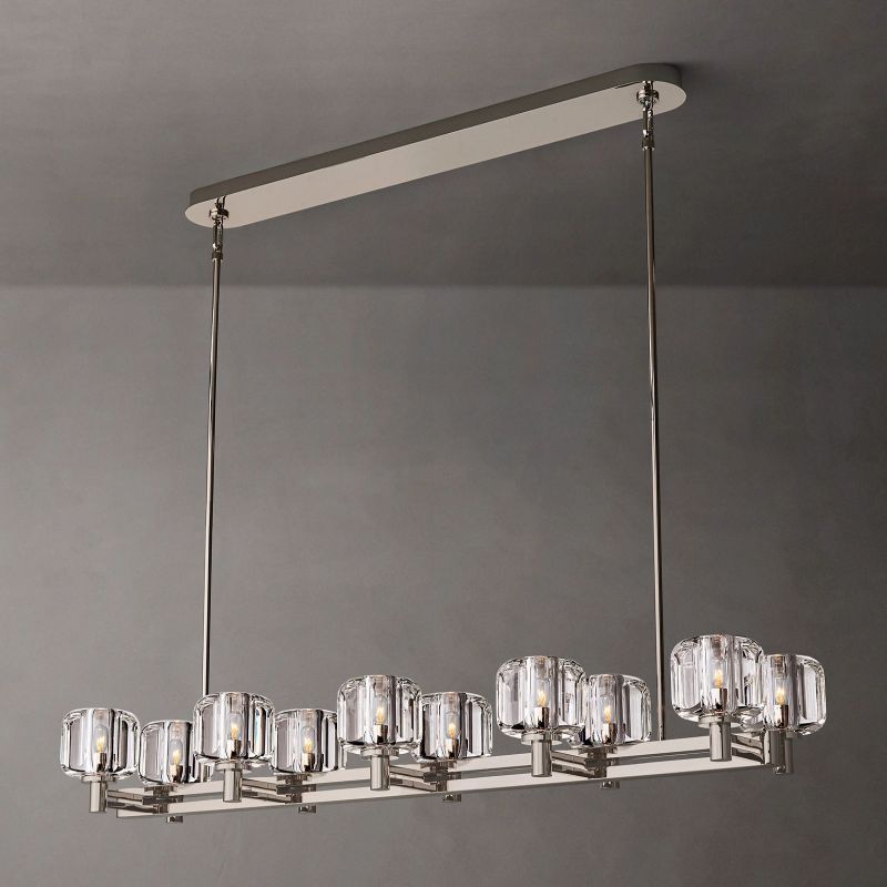 Sebendor Double Linear Chandelier 54"