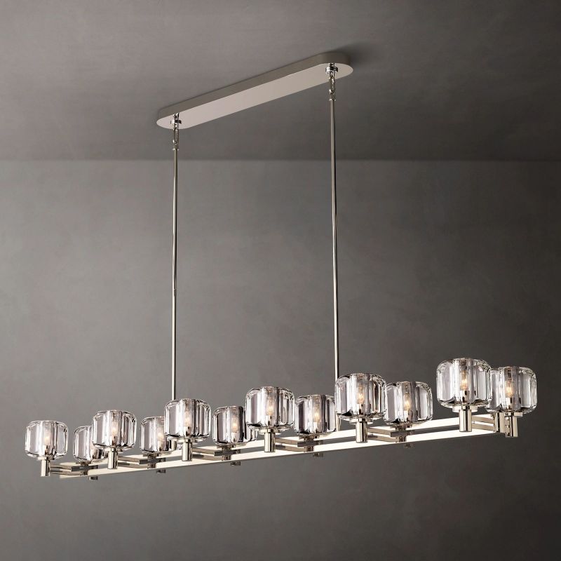 Sebendor Double Linear Chandelier 72"