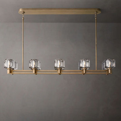Sebendor Double Linear Chandelier 54"