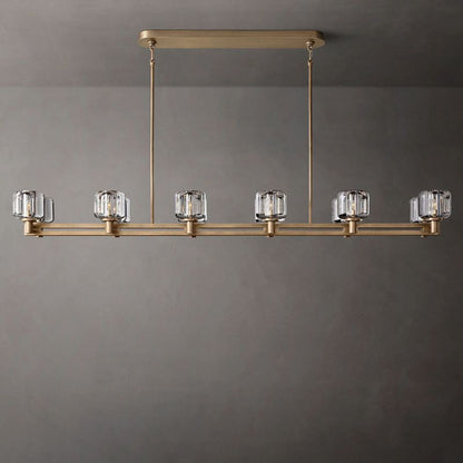 Sebendor Double Linear Chandelier 72"