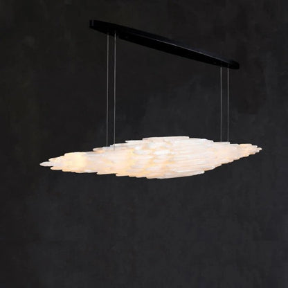 Selenite Crystal Natural Chandelier 47" 59" 71"