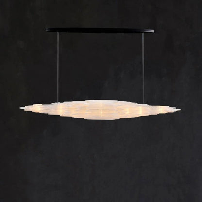 Selenite Crystal Natural Chandelier 47" 59" 71"