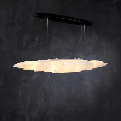 Selenite Crystal Natural Chandelier 47" 59" 71"