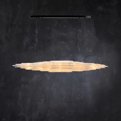 Selenite Crystal Natural Chandelier 47" 59" 71"