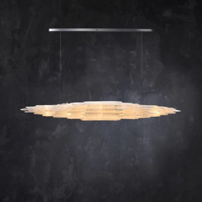 Selenite Crystal Natural Chandelier 47" 59" 71"