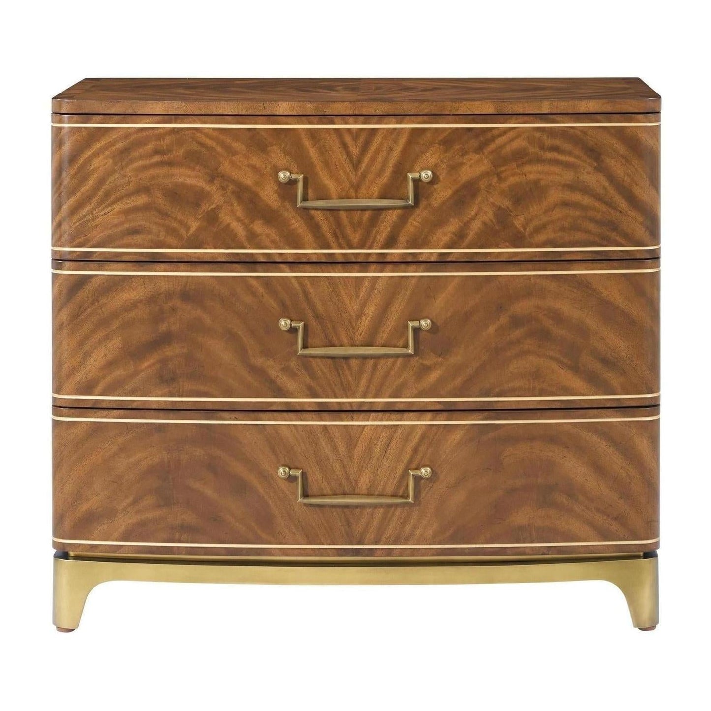 Theodore Alexander Spencer London Burl Nightstand
