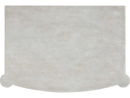 The Middleton 3-Drawer Nightstand in Limewash Faux Grey Marble