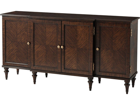 Mandel Sideboard with Feathered Paldao Veneer and le Brun Finish