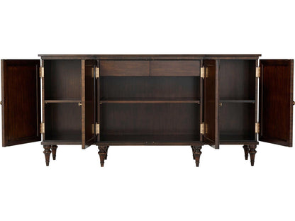 Mandel Sideboard with Feathered Paldao Veneer and le Brun Finish