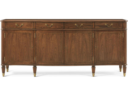 Tilbury Sideboard Althorp Living History Figured Walnut Brass Details