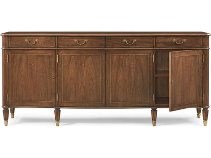 Tilbury Sideboard Althorp Living History Figured Walnut Brass Details