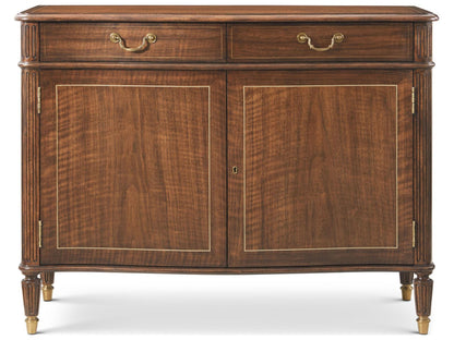 Althorp Living History 4-Drawers Brown Cherry Wood Double Dresser